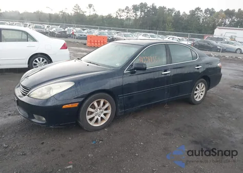 2004 Lexus Es 330 z USA, uszkodzony, nr VIN JTHBA30G645004369